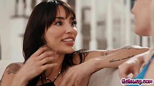 Roommates Charlotte Stokely and Vanessa Skys Passion for Panties Leads to Hot Lesbian Sex Breaking Code