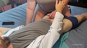 wow, hot golden shower and piss play after a massive cum blast!