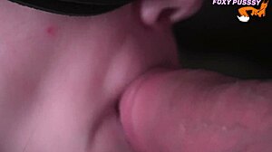 close up milking blowjob with sloppy dick sucking asmr