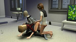 Watch the cuckold action in Sims 4!