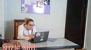 Milf doctor suzie cures young guy with sex.