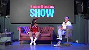 Christmas Special Lalucero Swallows a Dick Under the Orders of Her Dominatrix in Juan Bustos Show