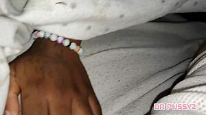 She narrates her intense double-hand masturbation session with a big black cock