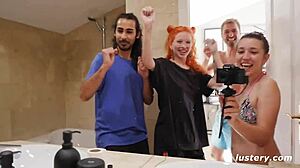 Silky wet submission in lustery 708, best 4some ever!