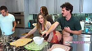 imagine an american thanksgiving feast where sex is the main course and food is just a side