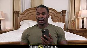 Blonde Wife Fucks Husband's Black Friend