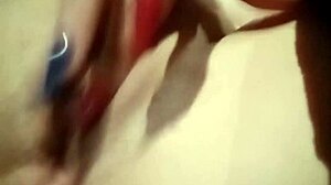 Blonde Milf Masturbates in Shopping Store Dressing Room