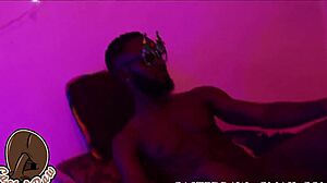 African Woman Shows Big Ass and Monster Cock on Christmas