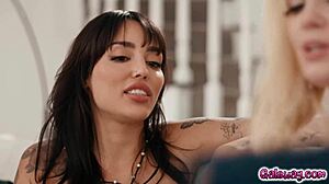 Roommates Charlotte Stokely and Vanessa Skys Passion for Panties Leads to Hot Lesbian Sex Breaking Code