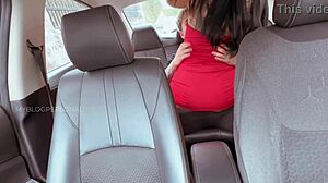 Latina with good ass fucks her best friend's boyfriend in the car