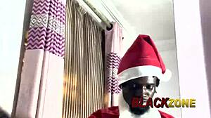 Lovely Moment With Father Christmas