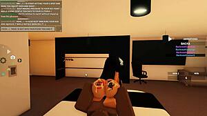 Overwhelmed by intense emotions during anal and big black cock in roblox porn.