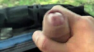 dick flashed outdoors waiting for someone to see huge cock