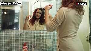 Sexy Milf Mom Teasing In The Shower - Xczech Com