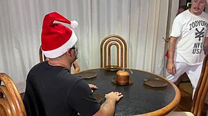 sexo na ceia de natal entre amigos... what a wild orgy!