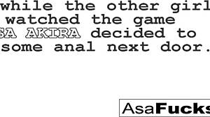 Asa akira's anal fisting and fucking creampie