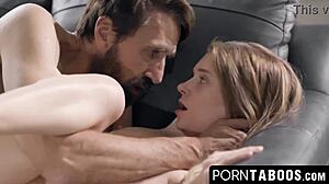 Can You Handle Blonde Teen Riley Holmes Getting Fucked Doggystyle by Her Horny Stepfather?