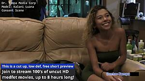 Dr. Tampa's backstage cash session with teen Kalani Luana in Florida