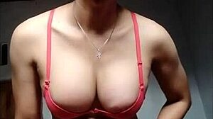 Asian Trans Woman Pleasures Herself Alone