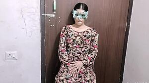 beautiful young 18+ indian bhabhi getting her shaved pussy licked and banged.