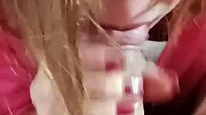 Amateur Milf Sucks Big Cock In Mouth!