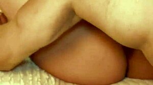 Two guys satisfy a naughty aunt in a wild anal session