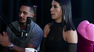 Val Mineirinha Shows Tits, Gets Pussy Licked In Sheer Red Lingerie