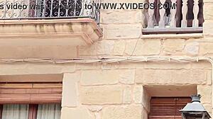 can a neighbor's spying lead to blackmail and identity reveal