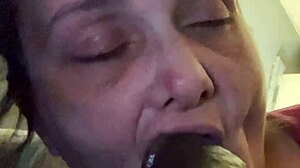 Making my big guy happy with deepthroat