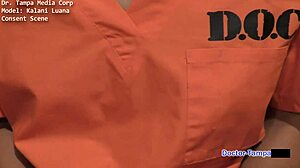 Dr. Tampa's backstage cash session with teen Kalani Luana in Florida