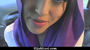 Muslim teen alexia anders sucks her boyfriend's cock in the car