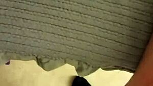 Cumshot aftermath on DirtySocks' feet day 4.