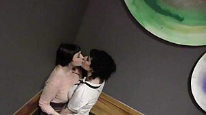 Arabelle Raphael And Lover In Suggestive Lesbian Play With Toys