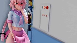 Watch Astolfo cum with his big cock?