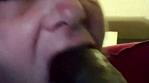 Making my big guy happy with deepthroat