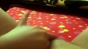 Stranger's video call leads to her intense masturbation session