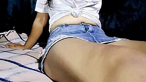 Teacher Takes Me Home, Records Pussy Breaking And Moaning More Real Homemade