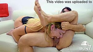 Blonde Milf Cums in Mouth After Ass Fucking