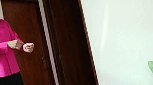 Got Ready For Work But Ended Up With Double Anal Action On My Ass