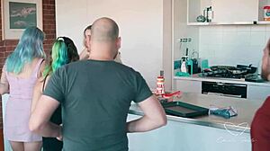 Woody Violet Devine Trixie Monroe Nova Leo Orgy