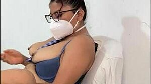 60-year-old mature stepmother wears her student uniform wants to make me have sex in her uniform a fetish