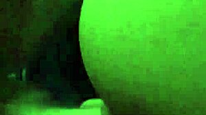 In this scene, a teen receives a deep creampie filling her completely