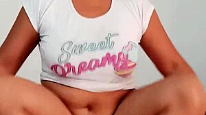 my stepsister teases and rides until she drains me when my stepfather is not home