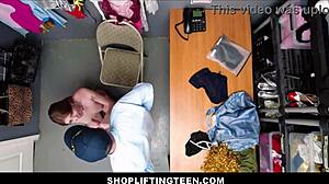 Hot Teen Lucy Foxx Caught Shoplifting, Squirts for Officer Nicky Rebel After No-Charges Deal