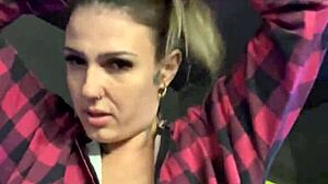 Gym Clothes Soaked from Jumping Boobs!