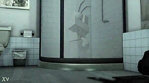 Blue Girl Engages in Passionate Sex with Cumshot Finale