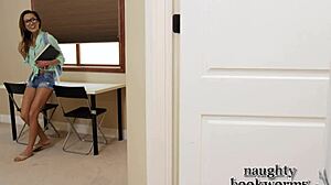 Asian Banged in Classroom with Creampie and Spanking