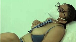 60-year-old mature stepmother wears her student uniform wants to make me have sex in her uniform a fetish