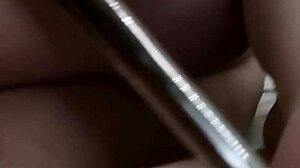 Toothbrush In Cock Then Silicone Nail With Cumshots