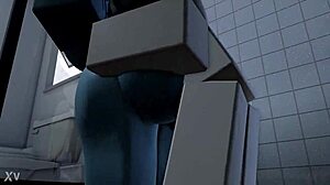 Blue Girl Engages in Passionate Sex with Cumshot Finale